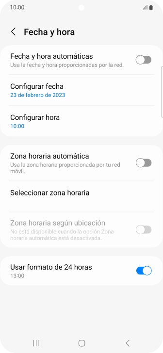 Pulsa el indicador junto a 