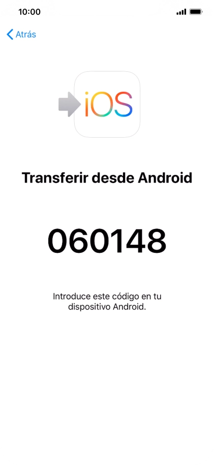 Seguir las indicaciones de la pantalla y de la app 