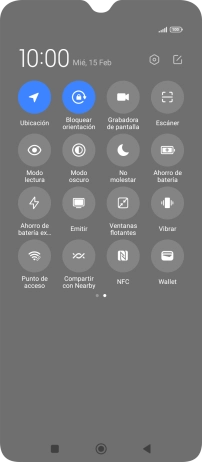 Pulsa Ahorro de batería para activar la función.