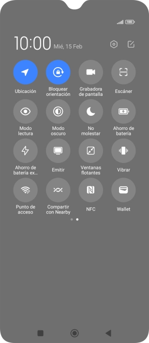 Pulsa Ahorro de batería para activar la función.