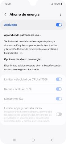 Pulsa la tecla de inicio para terminar y regresar a la pantalla de inicio.