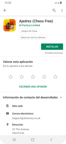 Pulsa la tecla de inicio para terminar y regresar a la pantalla de inicio.