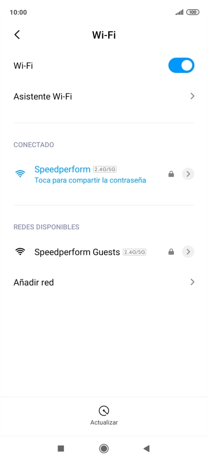 Pulsa la tecla de inicio para terminar y regresar a la pantalla de inicio.