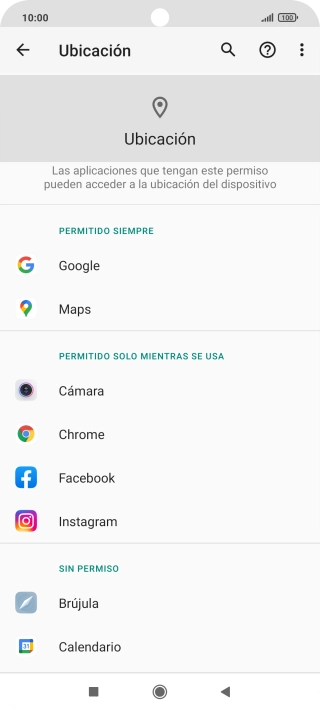 Pulsa la app deseada.