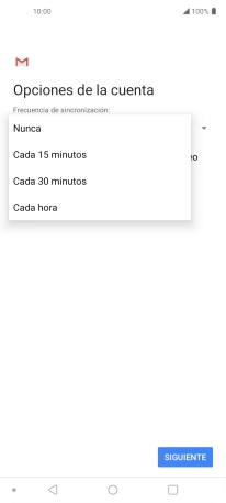 Pulsa el ajuste deseado.