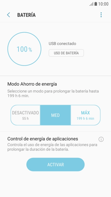 Pulsa la tecla de inicio para terminar y regresar a la pantalla de inicio.