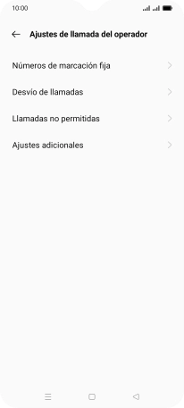 Pulsa Números de marcación fija.