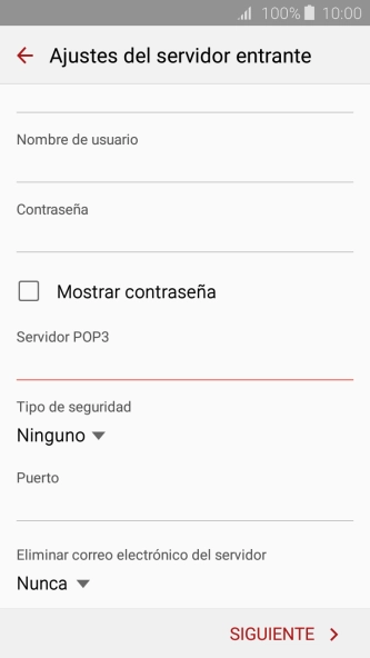 Pulsa la lista desplegable bajo 