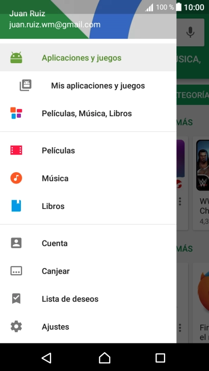 Pulsa Mis aplicaciones y juegos.