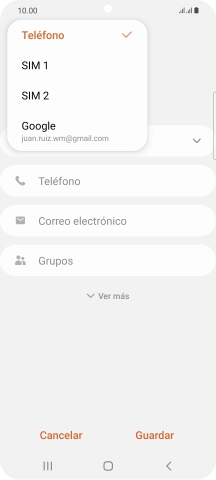 Pulsa Teléfono.