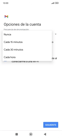 Pulsa el ajuste deseado.