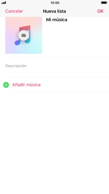 Pulsa Añadir música.
