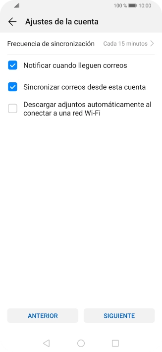 Pulsa Frecuencia de sincronización.
