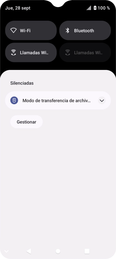 Pulsa el icono de Android.