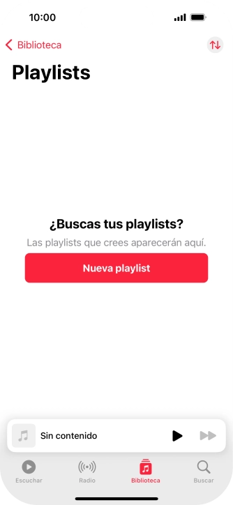 Pulsa Nueva playlist.