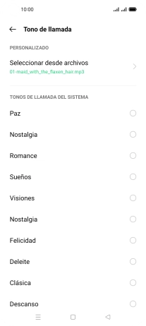 Pulsa la tecla de inicio para terminar y regresar a la pantalla de inicio.