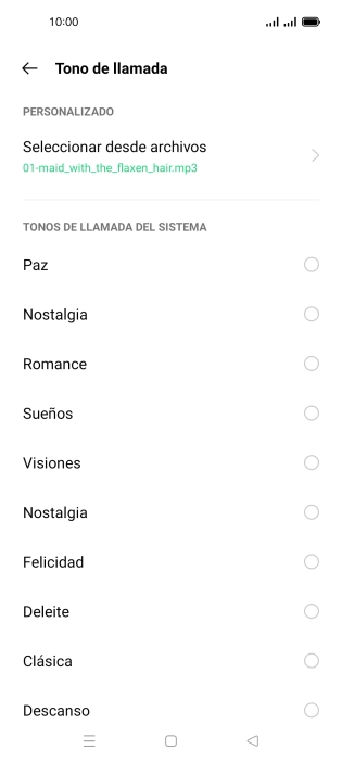 Pulsa la tecla de inicio para terminar y regresar a la pantalla de inicio.