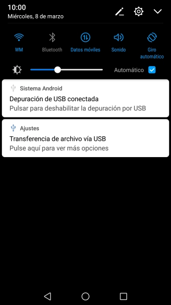 Pulsa el icono de modo de sonido las veces que sean necesarias para activar o desactivar el modo silencioso.