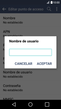 Introduce wap@wap y pulsa ACEPTAR.