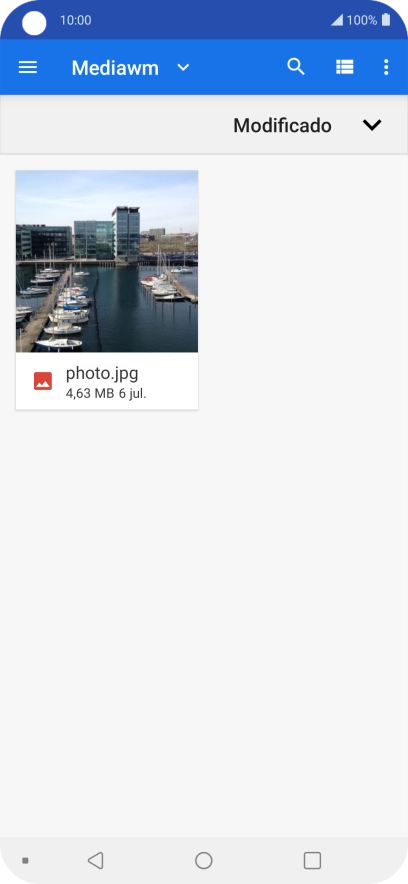 Pulsa el archivo deseado.