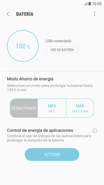 Pulsa el ajuste deseado.