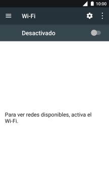 Pulsa el indicador para activar la función.