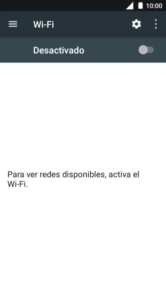 Pulsa el indicador para activar la función.
