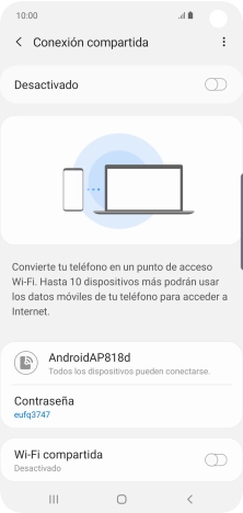 Pulsa el icono de menú.