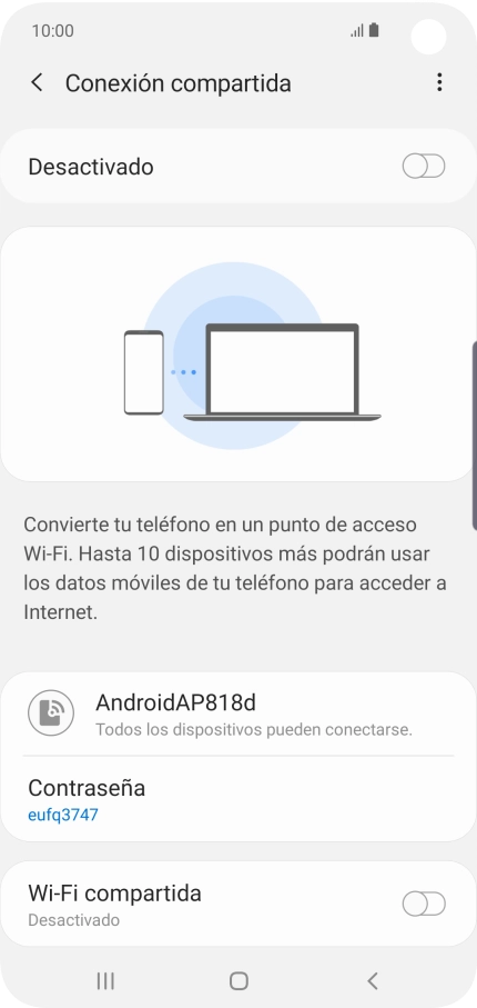 Pulsa el icono de menú.