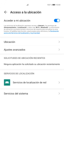 Pulsa Ubicación.