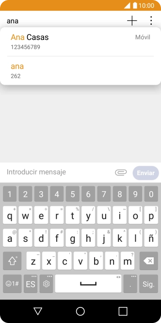 Pulsa el contacto deseado.