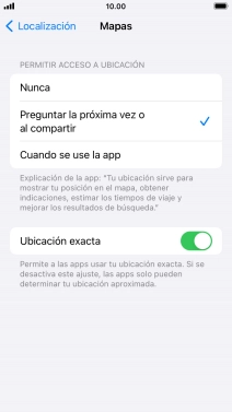 Pulsa el ajuste deseado para activar o desactivar la función.
