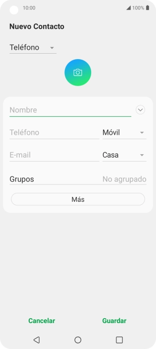 Pulsa la lista desplegable de la guía.