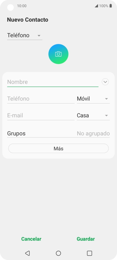 Pulsa la lista desplegable de la guía.