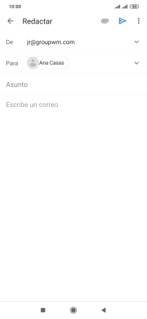 Pulsa Asunto e introduce el asunto deseado.