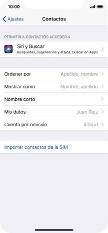 Pulsa Importar contactos de la SIM.