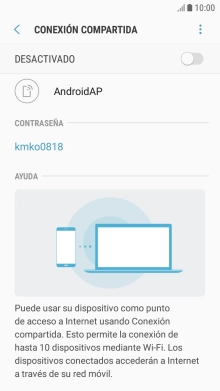 Pulsa el icono de menú.