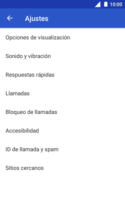 Pulsa Llamadas.