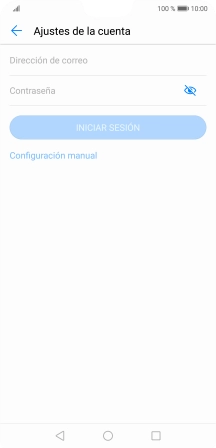Pulsa Dirección de correo e introduce tu dirección de correo electrónico.