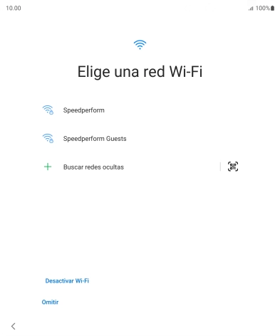 Pulsa la red wifi deseada.