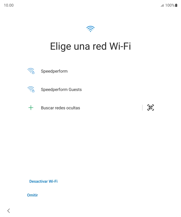 Pulsa la red wifi deseada.