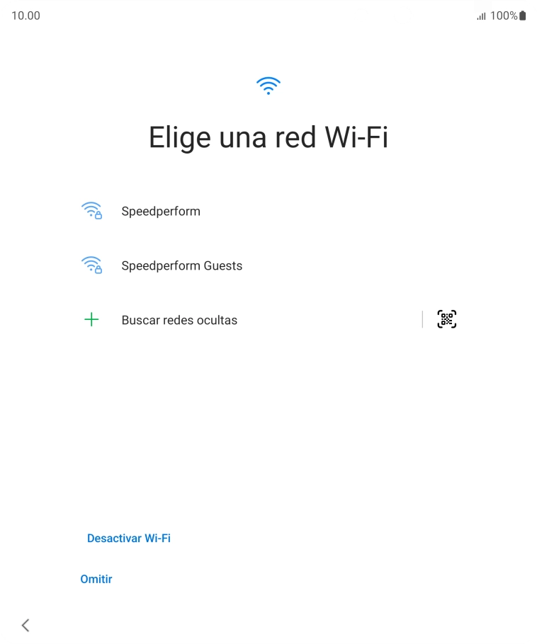 Pulsa la red wifi deseada.