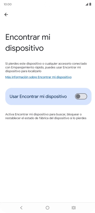 Pulsa el indicador junto a 