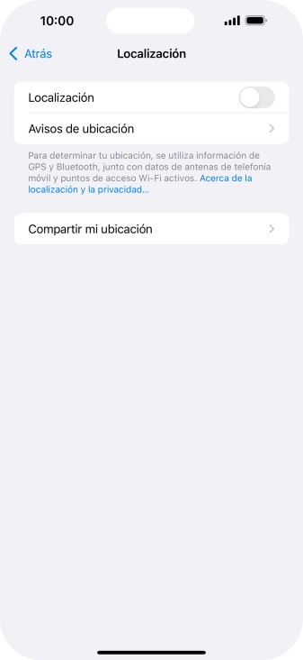 Pulsa el indicador junto a 