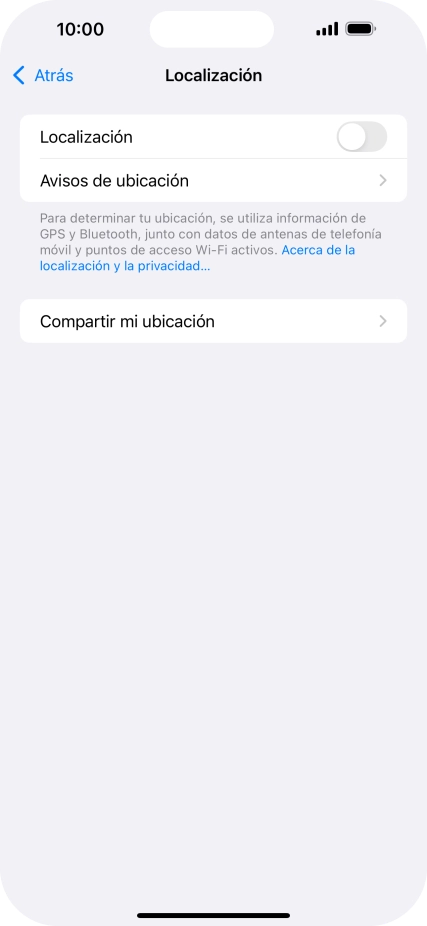 Pulsa el indicador junto a 