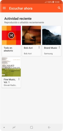 Desliza el dedo hacia la derecha desde la parte izquierda de la pantalla.