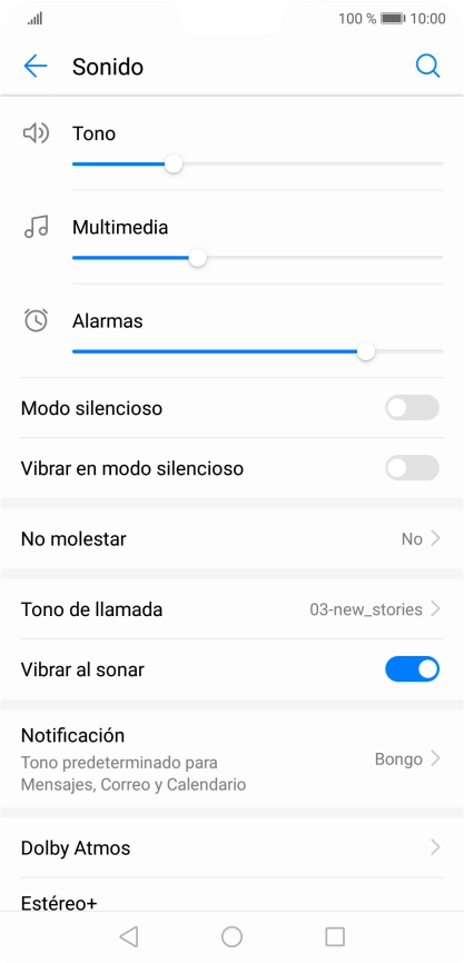 Pulsa la tecla de inicio para terminar y regresar a la pantalla de inicio.
