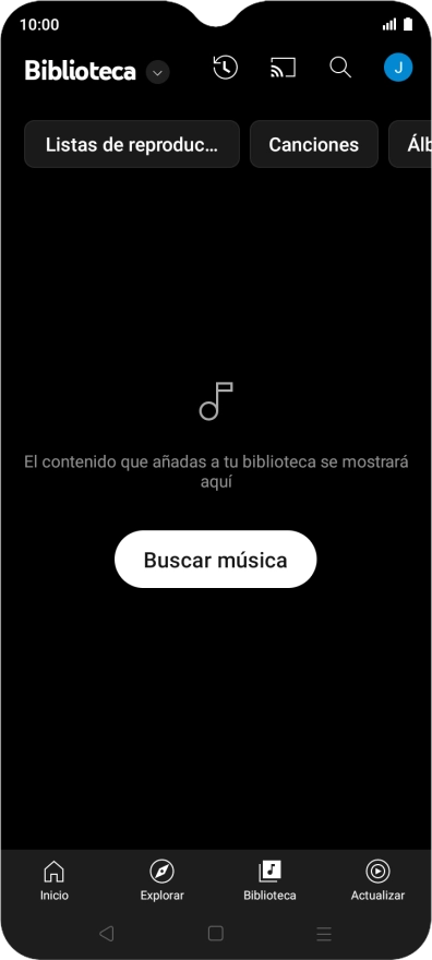 Pulsa la lista desplegable.