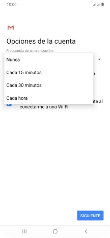 Pulsa el ajuste deseado.