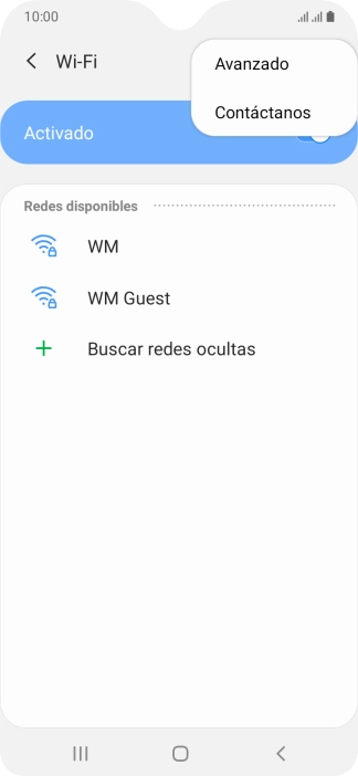 Pulsa Avanzado.